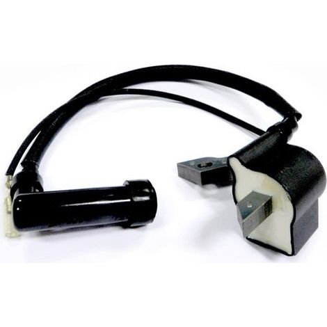 Lot de 2 Bobine d'allumage compatible avec motobineuses Loncin/Rato/Husqvarna/Oleo Mac, pièce d'origine. (1/2)