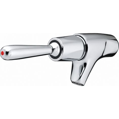 Presto 705 rubinetto per lavabo a parete con leva (1/2)