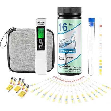 Kit d'analyse d'eau potable pour piscine domestique, expériences scientifiques sur le sirop d'érable (voir illustration) (1/5)