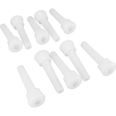 Soufflets de trayon en gel de silice blanc pour machines à traire les brebis, outils pour vaches, chèvres et moutons (1/5)