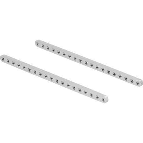 Support de fixation droit en acier inoxydable pour meubles et accessoires de quincaillerie 3102-0019-0152 (1/5)