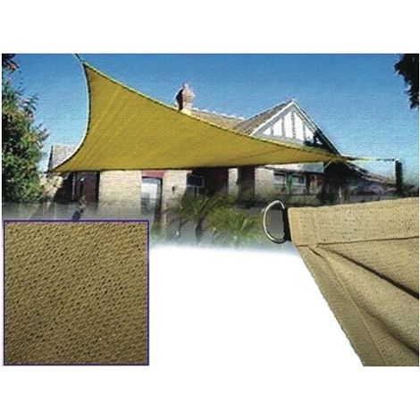 AMALFI SERVIETTE DE VOILE DE PARE-SOLEIL BLANC 3X3X3MT (1/2)