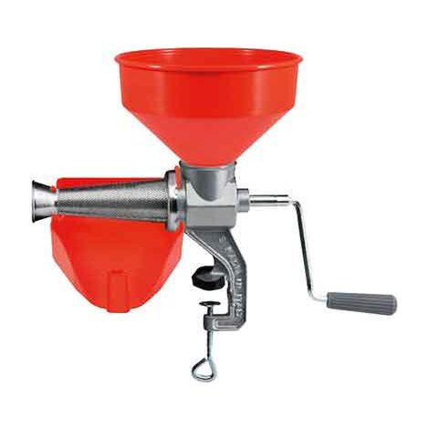 Prensa de tomate manual N.5 – Reber 8501N – filtro de acero inoxidable AISI 304 – uso intensivo
