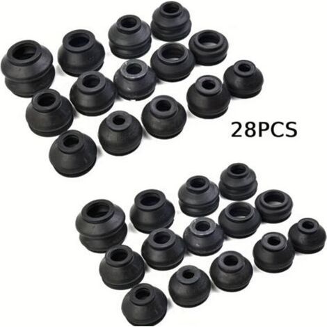 Kit de Liaison de Direction avec 28 Pièces, Couvre-Poussière et Bottes d'Articulation Sphérique pour Suspension (1/5)