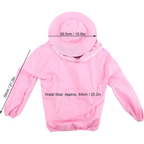 Voile de protection pour apiculteurs en extérieur, veste respirante, combinaison d'apiculteur, accessoire rose (1/5)