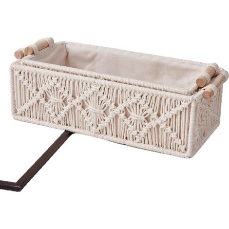 Paniers de rangement tressés, boîtes décoratives, plateaux de table décoratifs tressés à la main, réservoirs de toilettes, armoires à étagères, meubles de rangement pour chambres, salons et maisons. (1/5)