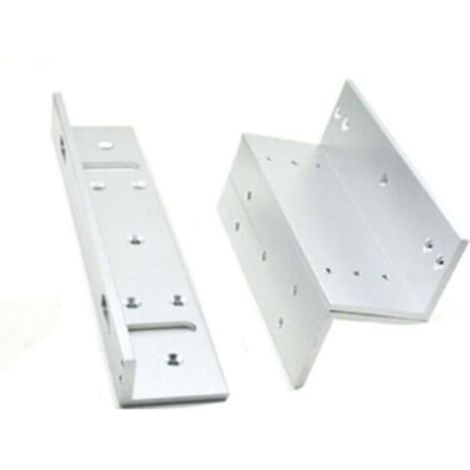 Support ZL pour serrure électromagnétique, force de maintien 280 kg, 600 lb, porte simple pour système de contrôle d'accès (support Z&L)