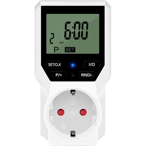 Intelligente programmierbare Steckdose für Elektrogeräte, präzises Steuergerät, Restzeitanzeige, Minutenmodus (1/5)