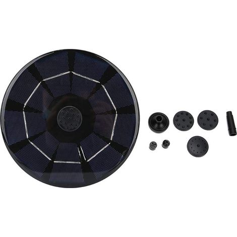 Fontaine solaire flottante 4.5V 3.0W – bain oiseaux – pompe eau – paysage jardin décoration