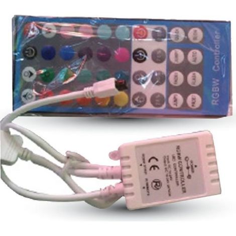 Controlador de tira LED RGB+W regulable V-TAC con control remoto de 40 teclas (1/5)