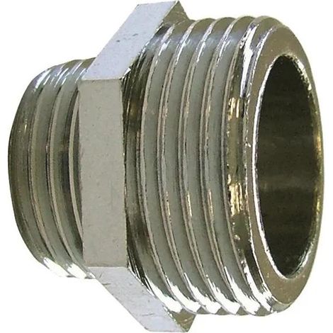 Garis Manguito reductor doble macho cromado 20/27 x 12/17 mm