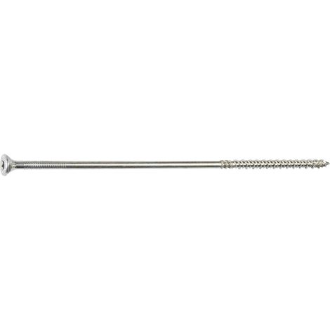 Schmidd Schrauben Holzbauschrauben 8.0 x 280 mm TX 40 Senkkopf - 25 Stück Spanplattenschrauben & Holzbauschrauben