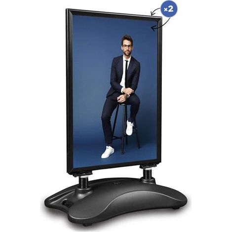 Hampton Black A-Frame - A1