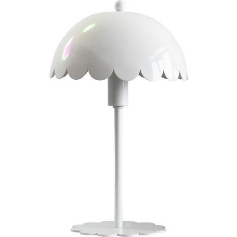 Lámpara de mesa Margot en metal blanco (1/3)