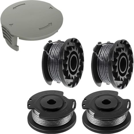 Trimmer Line Spools Compatible with Bosch EasyGrassCut 23, 26, 18, 18-26, 18-230, 18-260 (4 Trimmer Line Spools, 1 Cover) (1/5)