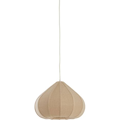 Light & Living - lampada a sospensione - Zubeda - beige - tessile (1/4)
