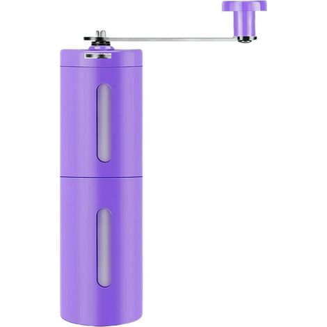 Moulin à café manuel avec mouture réglable pour expresso, cafetière à piston et café filtre, idéal pour la maison, le bureau et les voyages.-AquaForge (1/4)
