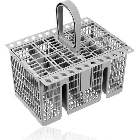 Panier à couverts pour lave-vaisselle (9,5 x 5,4 x 4,8 pouces) pour Hotpoint 99673-8729 , C00257140 C00386607 , compatible avec GE , Whirlpool , Samsung , BO-SCH , May-May Label , Kitchen-Aid , Ken-mo (1/4)