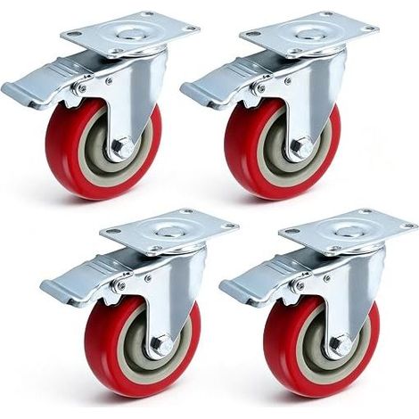 Castors 100 mm Castors Wheels for Furniture Workbench Industry (1/5)