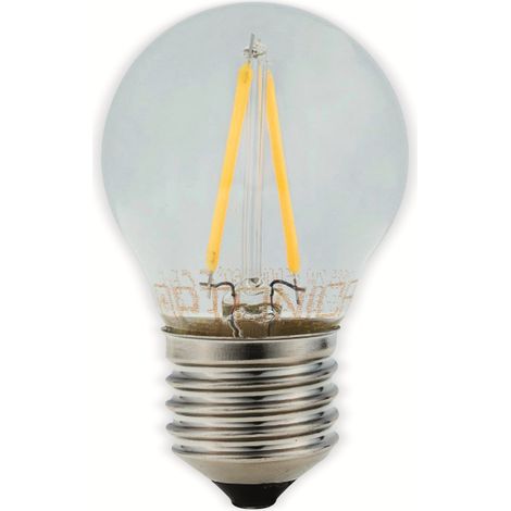 OPTONICA LED-Lampe 1866 Fil, E27, G45, EEK F, 2W, 200lm, 2700K