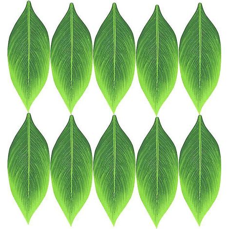 20 feuilles tropicales artificielles