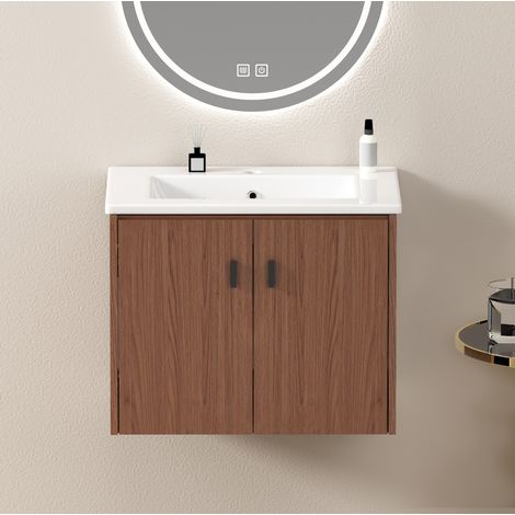 Mueble baño con 2 puertas cierre suave 60 cm OKMYHOME (1/5)