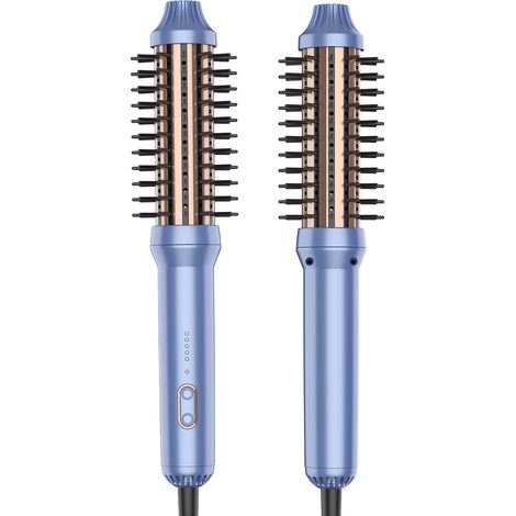 (Norme européenne bleue) Peigne à friser multifonctionnel, lisseur et boucleur, fer à friser pour la maison