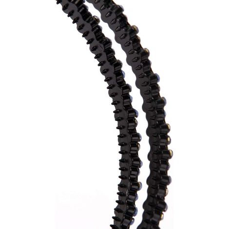Bandeaux rigides à strass et cristaux tendance, serre-tête double rangée antidérapant pour femmes (1/5)