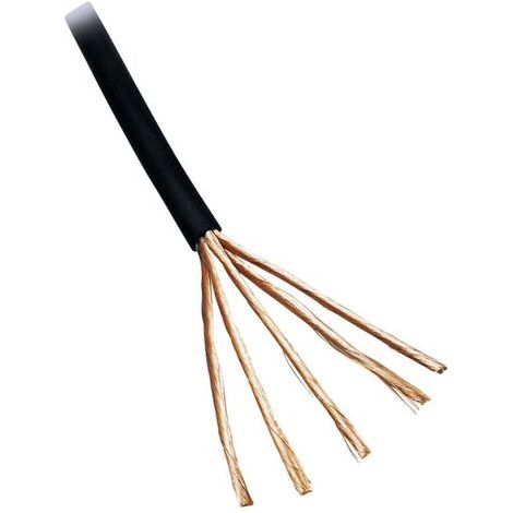 BKL Electronic 1509016/10 Câble audio 6 x 0.08 mm² noir 10 m (1/2)