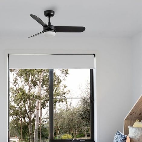 ventyly BAIRES ventilatore nero Ø90cm luce wifi