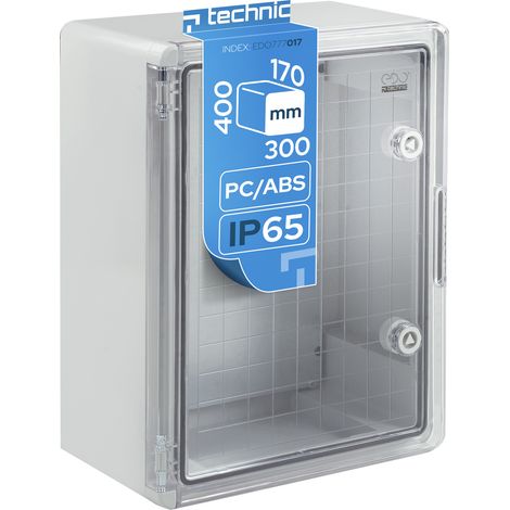 Coffret électrique nu étanche IP65 Edo 300x400x170 mm ABS/PC - montage en saillie (1/5)