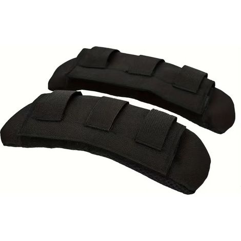 Sollbry 2-Pack Coussin d'épaule Tactique Professionnel, Coussin épais et Respirant pour Bretelles de Gilet et Sacs à Dos – Confortable et Durable,noir (1/5)