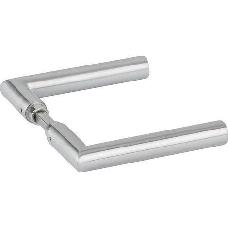 Paire de poignées de porte en verre 1802 BASIC 02 VA, forme d'onglet, 4-KT.8mm (1/3)