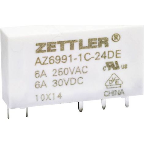 Zettler Electronics AZ6991-1C-12DA Relè per PCB 12 V/DC 8 1 scambio 1 pz.