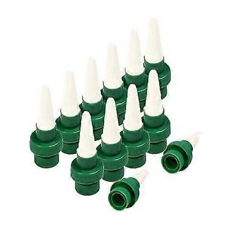Tropfbewässerungsset, 12 automatische Bewässerungsstäbe, automatisches Bewässerungssystem für Pflanzen und Blumen sowie Keramik-Tropfbewässerung für den Innen- und Außenbereich (1/5)