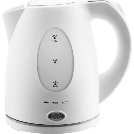 EMERIO WK-106468.13 Bouilloire sans fil blanc Contenance: 1.3 l