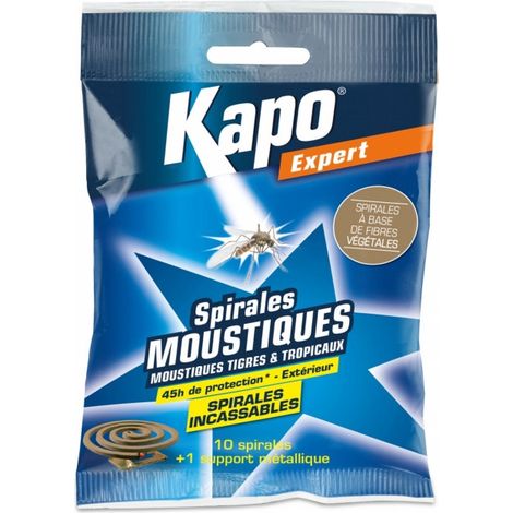 Spirale Anti-moustique Kapo Protection Extérieure Longue Durée - Kapo Expert