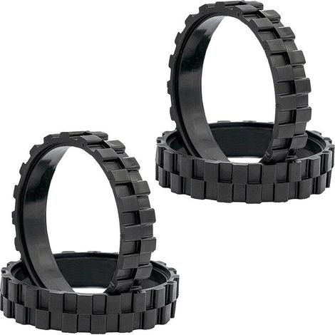 4 pneus et roues de rechange pour iRobot Roomba séries 500, 600, 700, 800 et 900, compatibles avec iRobot Roomba, résistants. (1/2)