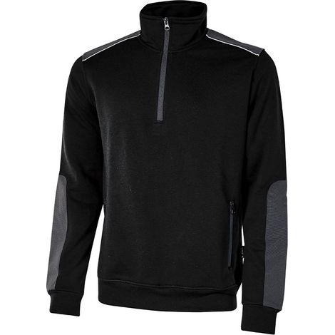 Felpa U-POWER CUSHY Black Carbon - Taglia: 4XL (1/2)
