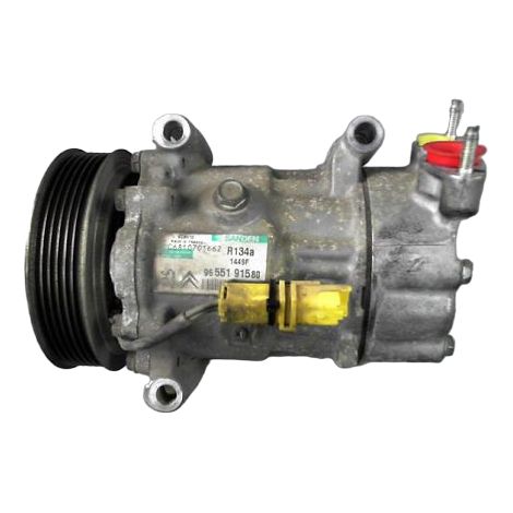 Compresseur Air Conditionne PEUGEOT 206 Sw 02-06 [PRODUIT D'OCCASION]♻️9800822280 (1/3)