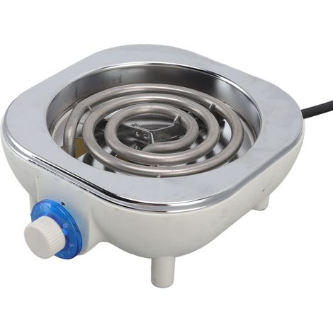 Radiateur électrique à tube chauffant avec plateau en fonte, idéal pour thé et café, prise européenne 220-240V (YQ101 blanc, tube chauffant, fiche UE) (1/5)