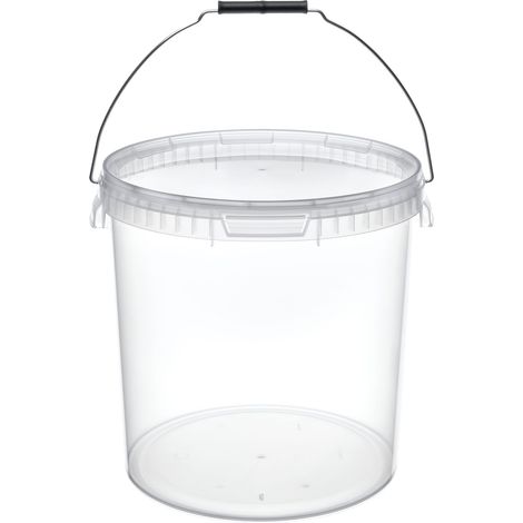 Garronda Eimer mit Deckel 20 L 1 Stück GD-0116 Transparent (1/5)