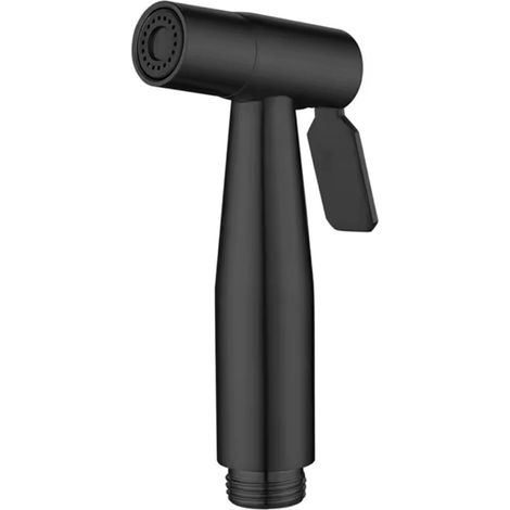 Rociador de bidé manual, ducha de mano con grifo para higiene y limpieza del baño, G1/2 pulgada, negro (1/5)