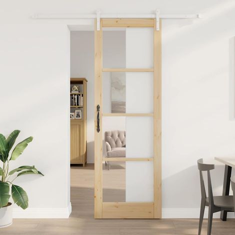 Puerta Interior ORKDAL Natural 78 x 232 cm vidaXL