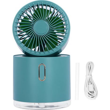 Ventilateur Brumisateur USB Rechargeable, Portable avec Réservoir 300ML pour Bureau et Extérieur (1/5)