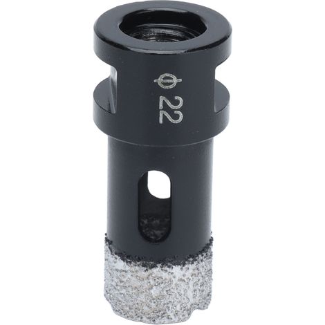 Foret diamant brasé sous vide 22mm pour granit marbre béton scie cloche carottage. (1/5)