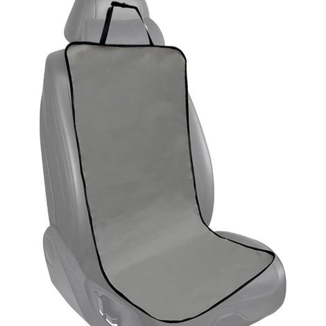 Housse de siège auto universelle pour animaux (gris) Adaptée au camping et aux longs trajets. (1/5)