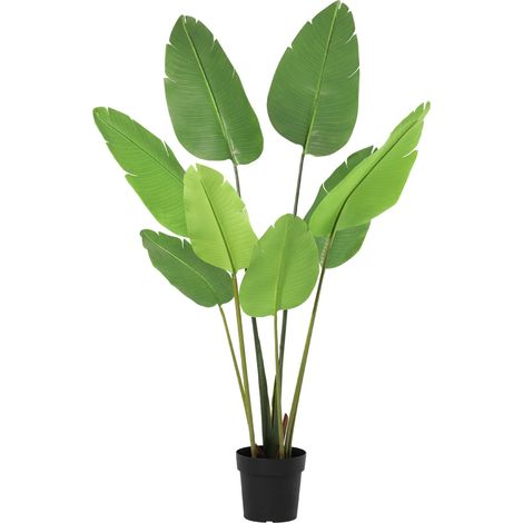 Plante Artificielle Strelitzia Nicolai Oiseau de Paradis Décoration Intérieure Vert 155 cm - PANGIVO (1/5)