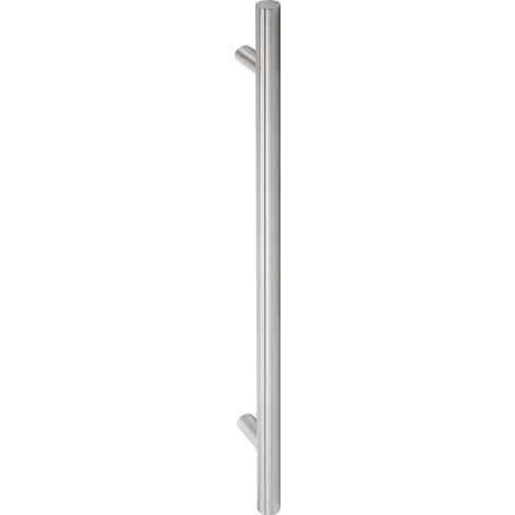 TECWERK Stoßgriff NW-600-1 Edelstahl Farb-Nr. 60Befestigungsabstand 300 mm Länge 400 mm Breite 30 mm