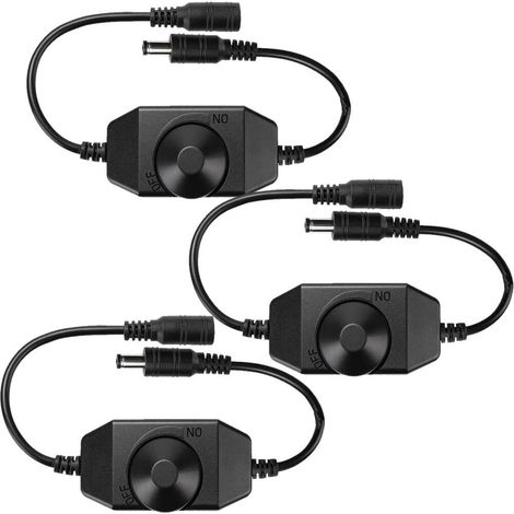 Variador Led - Dc 12 V A 24 V - 2 A - Conector 5 5 X 2 1 Mm - Para Tiras Led - Lote De 3 Unidades (1/5)